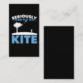 Sarcastic Kite Flying Joke Sarcasm Humor Visitekaartje (Voorkant / Achterkant)