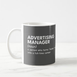 Sarcastic Marketing Manager Humor Koffiemok