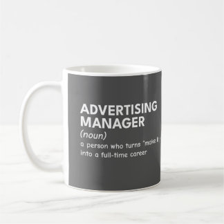 Sarcastic Marketing Manager Humor Koffiemok