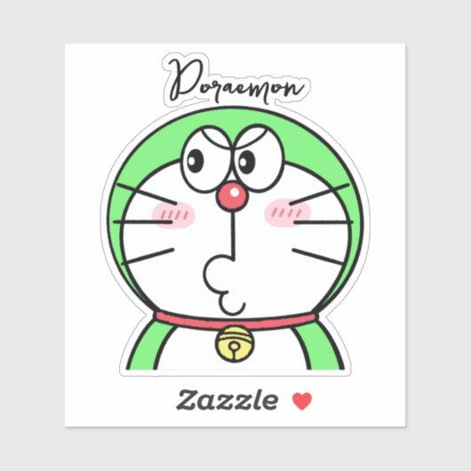 Sarcastic Mini Doraemon Sticker (Vel)