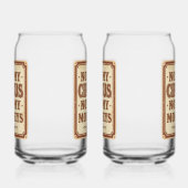 Sarcastic Not My Circus Not My Monkeys Blikvorm Glas (Links)