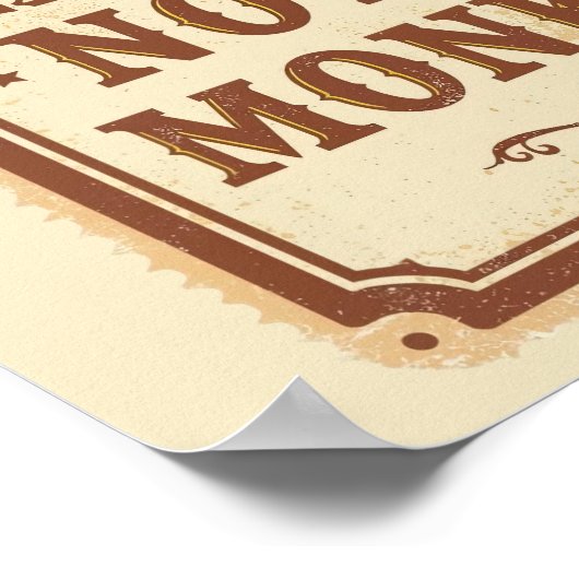 Sarcastic Not My Circus Not My Monkeys Poster (Hoek)