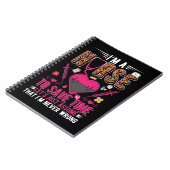 Sarcastic Nurse Leopard Print Funny Nurzing Notitieboek (Linkerzijde)