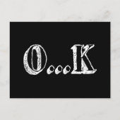 Sarcastic OK Briefkaart (Voorkant)