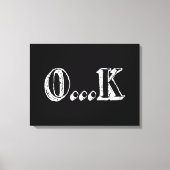 Sarcastic OK Canvas Afdruk (Voorkant)