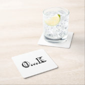 Sarcastic OK Kartonnen Onderzetters (Insitu)