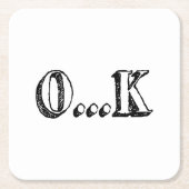 Sarcastic OK Kartonnen Onderzetters (Voorkant)