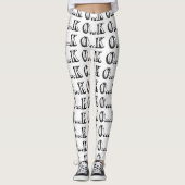 Sarcastic OK Leggings (Voorkant)