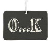 Sarcastic OK Luchtverfrisser (Achterkant)