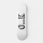 Sarcastic OK Persoonlijk Skateboard (Voorkant)