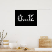 Sarcastic OK Poster (Keuken)