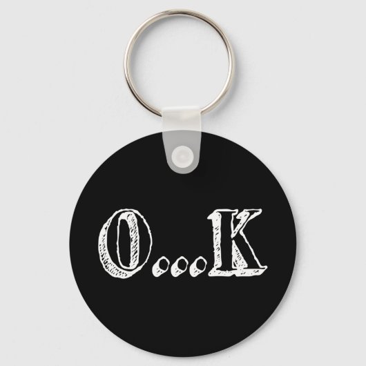 Sarcastic OK Sleutelhanger (Voorkant)