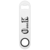 Sarcastic OK Speed Flessenopener (Achterkant)