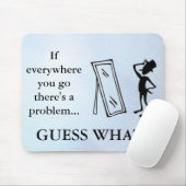 Sarcastic One Liner voor irritante mensen Muismat (Met muis)