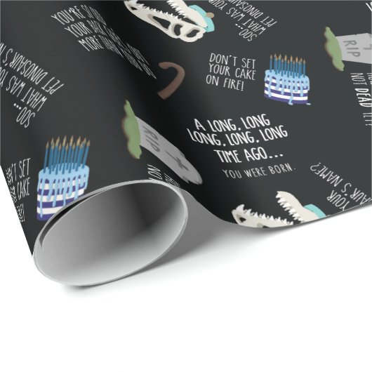 Sarcastic Over the Hill Gift Wrap Cadeaupapier (Rol Hoek)