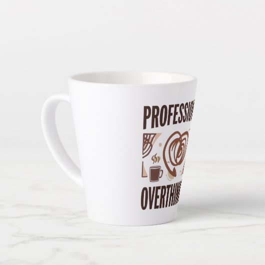 Sarcastic Overthinker with Coffee and Chaos Latte Mok (Linkerhoek)