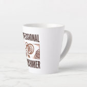 Sarcastic Overthinker with Coffee and Chaos Latte Mok (Rechterhoek)