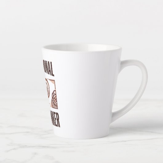 Sarcastic Overthinker with Coffee and Chaos Latte Mok (Rechts)