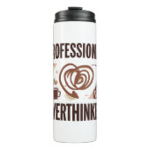 Sarcastic Overthinker with Coffee and Chaos Thermosbeker (Voorkant)