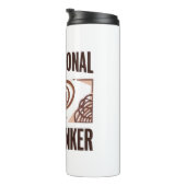 Sarcastic Overthinker with Coffee and Chaos Thermosbeker (Geroteerd rechts)