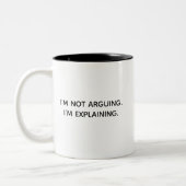Sarcastic PhD Coffee Mug Birthday Gift for Her Tweekleurige Koffiemok (Links)