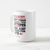 Sarcastic Quote Boss Retirement Party Personalized Koffiemok (Voorkant links)