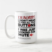 Sarcastic Quote Boss Retirement Party Personalized Koffiemok (Links)