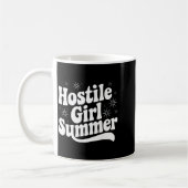 Sarcastic Quote Retro Saying Hostile Girl Summer B Koffiemok (Links)