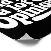 Sarcastic Quote Saying Cute &amp; Has Onions Girly Poster (Hoek)