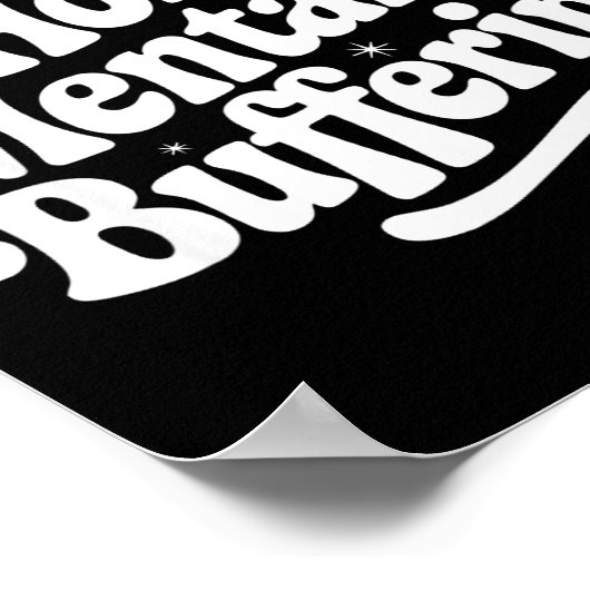 Sarcastic Quote Saying Gift Please Hold Mentally B Poster (Hoek)