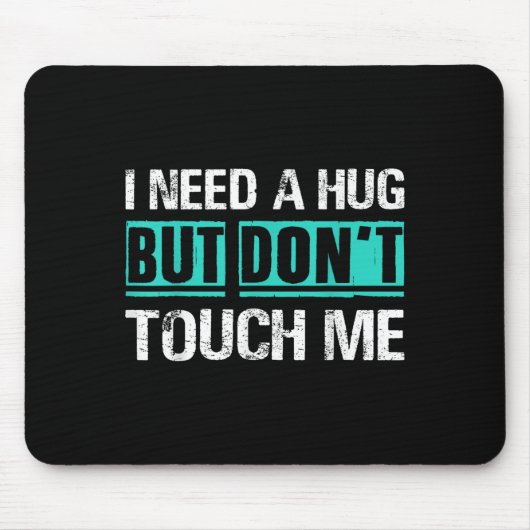 Sarcastic Quotes And Introverts Men Women Tees. I  Muismat (Voorkant)