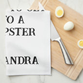 Sarcastic Racoon Funny Animal Lover Custom Humor Theedoek (Quarter Fold)