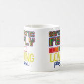 SARCASTIC REPLY LAADING GELIEVE TE WACHTEN OP grap Koffiemok (Center)