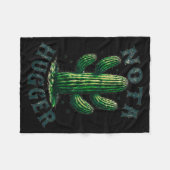 Sarcastic Sayings Cactus Not A Hugger No Hug Meme  Fleece Deken (Voorkant (Horizontaal))