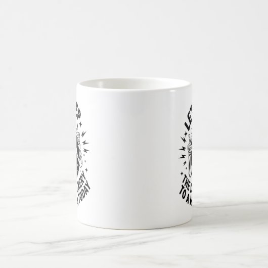 Sarcastic Skeleton Peace Sign Antisocial Attitude Koffiemok (Center)