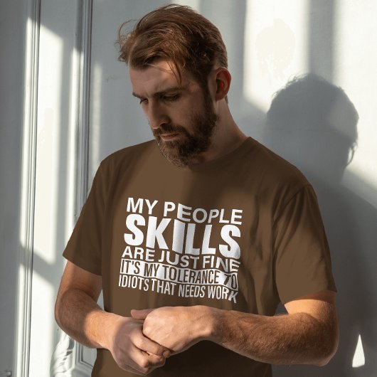Sarcastic Skills T-shirt - Tolerantie Humor