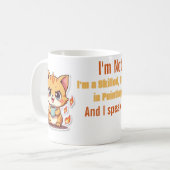 Sarcastic smartass mug koffiemok (Voorkant links)
