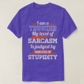 Sarcastic Trucker T-shirt (Design voorkant)