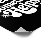 Sarcastic Work Quote Office Gift Swearing Sometime Poster (Hoek)