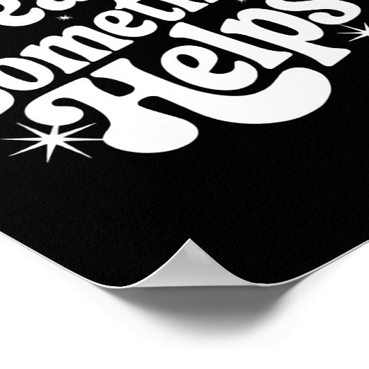 Sarcastic Work Quote Office Gift Swearing Sometime Poster (Hoek)