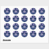 SarcasticWitchFace  Ronde Sticker (Vel)