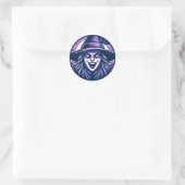 SarcasticWitchFace  Ronde Sticker (Tas)