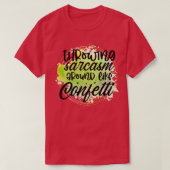 Sarcastisch 10 t-shirt (Design voorkant)