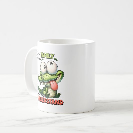 Sarcastisch als je mijn familie ontmoette koffiemok (Voorkant links)