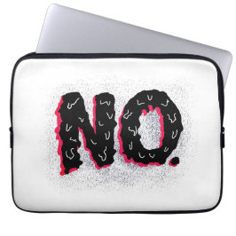 Sarcastisch Asozial Weird Geen Typografie Laptop Sleeve