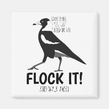 Sarcastisch Australische magpie magnet