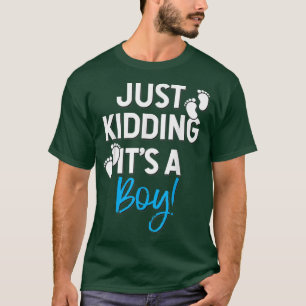 Sarcastisch Baby Gender onthult T-shirt dat het ge