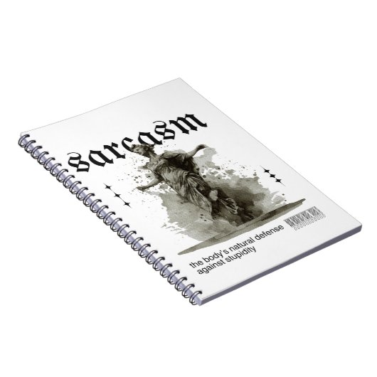sarcastisch beeld notitieboek (Rechterzijde)