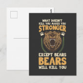 Sarcastisch Beer Humor Scout Camper Joke Briefkaart (Voorkant / Achterkant)