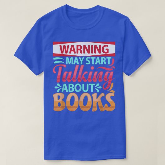 Sarcastisch boek Lover Quote Bookworm Pun Book Rea T-shirt (Design voorkant)